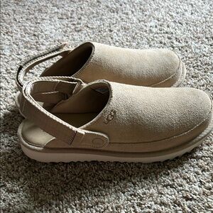 UGG Tan Slip-On Loafers Suede Comfort